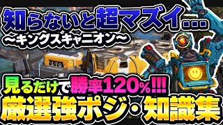 【勝率2割増し】キングスキャニオンの知ってるだけで勝てるようになる小技・知識集 キンキャニランク【APEX エーペックスレジェンズ】