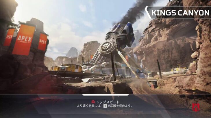 大会の練習がてらAPEXランク