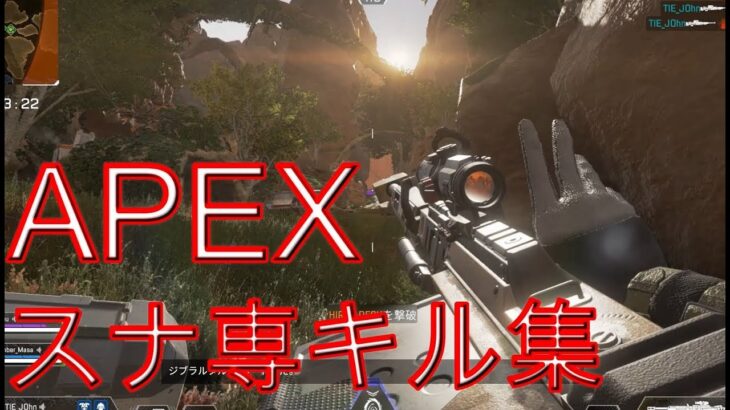 【Apex Legends】スナイパー多めのキル集