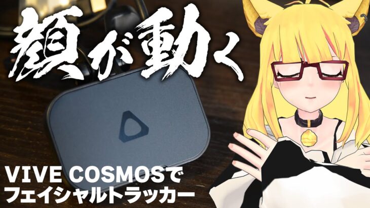 おいお前ら！VIVE COSMOSでもフェイシャルトラッカー動いたぞ！