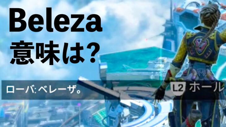 新しく追加された、ローバが言う「ベレーザ」って何？ [APEXセリフまとめ]