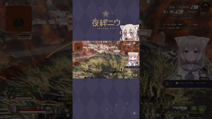 ヴァルキリーもハボックも推しになりそう＊水無瀬【APEX】【夜絆ニウ / NeoPorte (ネオポルテ) 】#shorts #vtuber #apex  #apexlegends   #切り抜き