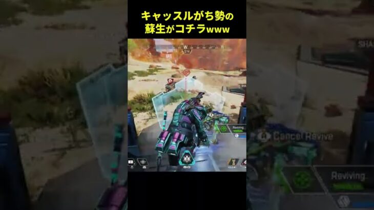 ひきこもりたい味方をむりやり戦場に引っ張り出すニューキャッスルがコチラ🤣🤣🤣【Apex Legends/エーペックスレジェンズ】#Shorts