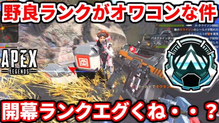 開幕ランクが史上最悪レベル！野良でランクはやるべきではない話とか強くなる上で大事な考え方とか色々話すわ！【APEX LEGENDS立ち回り解説】