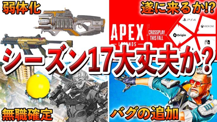 【Apex】全人類が感じてるシーズン17の不安点