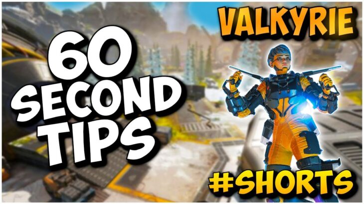 5 VALKYRIE TIPS FOR APEX LEGENDS IN UNDER 60 SECONDS! #Shorts