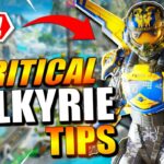 The Only 7 VALKYRIE TIPS YOU NEED For Apex Legends!