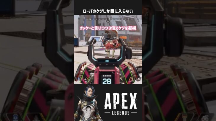 ローバのケツしか目に入らない【日刊apex/230519】 #apexlegend #apex #shorts