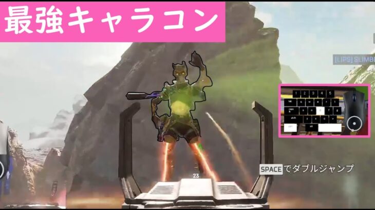 【キー入力付き】臨場感あふれるキャラコン [Apex Legends]