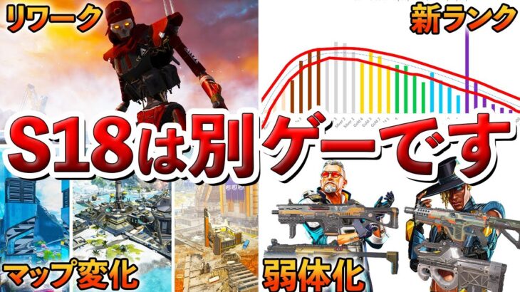 【Apex】新情報全まとめ。シーズン18は別ゲーになる