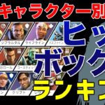 【最新版】全キャラ別！ヒットボックスランキング！【APEX】