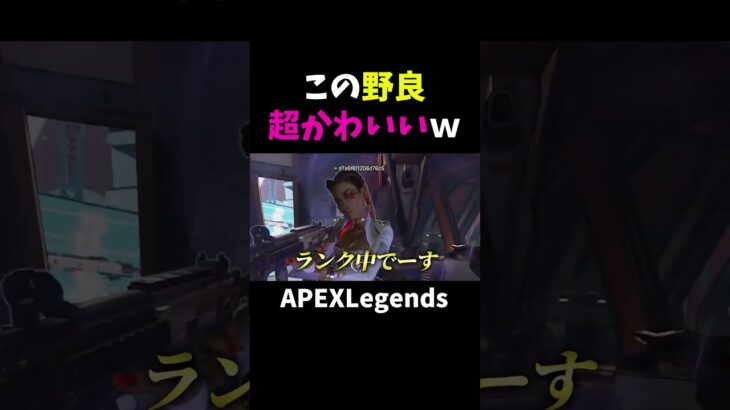 野良に来たローバが超かわいい動きｗｗｗ【APEX】#shorts