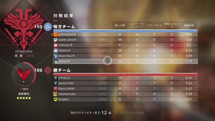 Destiny2コントロール　kad15 トラッカーkad日本一位