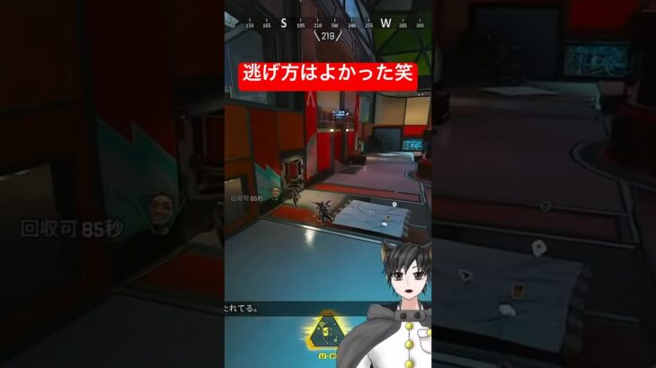 逃げ方はよかった笑 【Apex Legends】#shorts #apex #apexlegends #エペ #ミラージュ #vtuber #切り抜き #デコイ