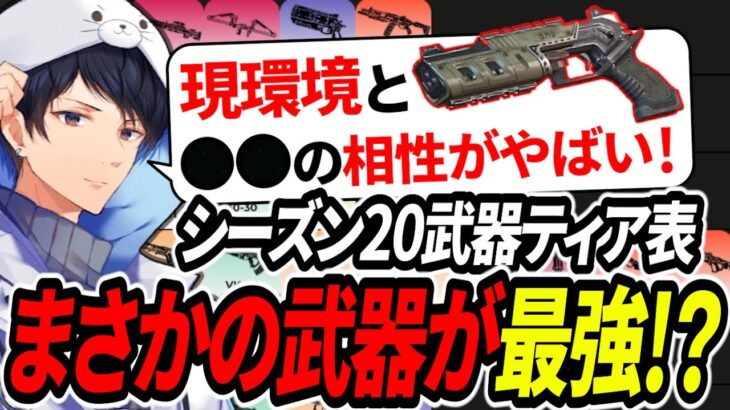 【武器ランキング】新シーズンSEASON20の最強武器環境武器が決まった件【APEX】