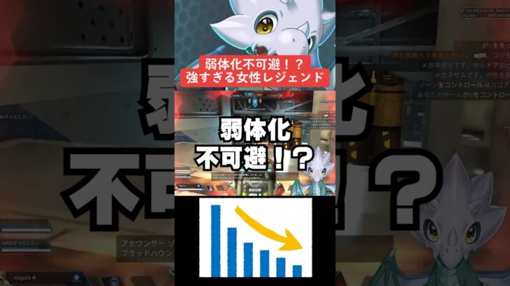 【APEX】強すぎて弱体化！？次のナーフはあの女性レジェンド？【解説】#shorts 　#apex 　#apexlegends