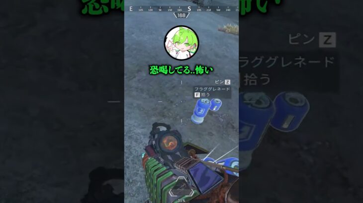 残り1人の敵にプレデターの威厳見せつけようとしたら想像と違ったwww【APEX LEGENDS】#shorts #りー