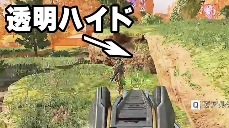 とあるキャラにより透明クリプトが終わりました【Apex Legends】