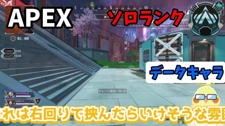 【APEX】データキャラになって初戦チャンピオン【切り抜き】