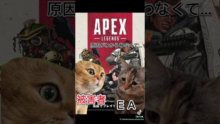 APEXアプデ早々バグって被害者多数 #猫ミーム#猫#APEX#Switch