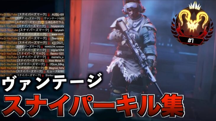 ヴァンテージのお手本 スナイパーキル集/【Apex Legends】