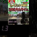 アプデ シーズン１９後半　SMG　キルタイム比較  #Shorts #apex