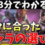 【APEX】３分で分かる！自分に合ったキャラの選び方！！【エーペックス】