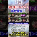 【APEX/シーズン21】比較検証で判明！強化後G7、実は○○です。 #Shorts【初心者】