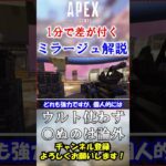 【APEX/シーズン20】〇〇してますか？初心者ミラージュがやりがちなNG行動 #Shorts【初心者】