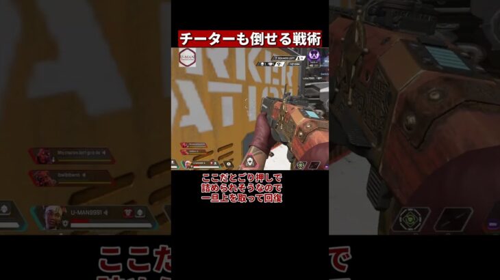 チーターをも倒せる立ち回りの大事な意識【APEX/エーペックス】#Shorts