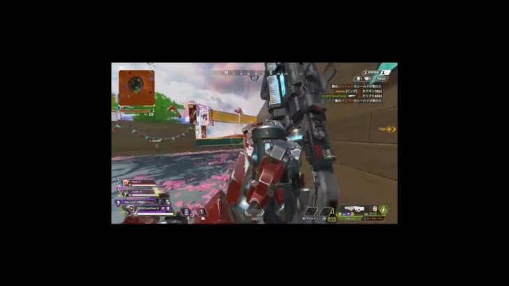 【APEX】雑魚が２人もキルパクして勝った
