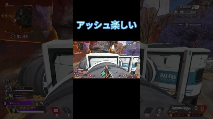 アプデ後のアッシュ楽しすぎる！初心者です🔰［Apex Legends］#apex #apexlegends