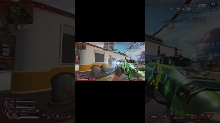 味方のレイスと敵を瞬殺 #apexlegends #apex #エーペックスレジェンズ #apexショート #タップストレイフ #キャラコン #shrot #shorts #apexクリップ