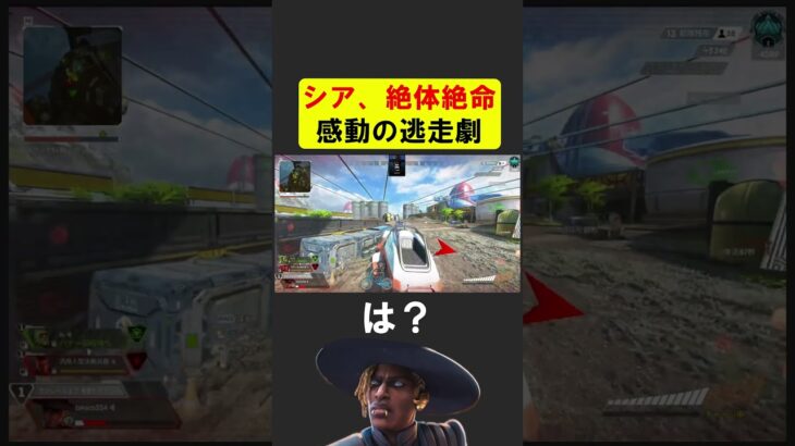 シア、感動の逃走劇【APEX】 #apex #apexlegends #シア