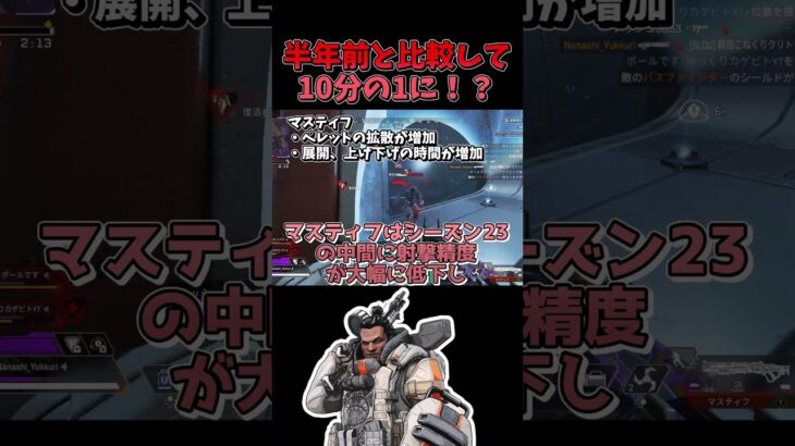 【APEX】半年前は環境キャラだったジブラルタルの現在を重音テトが解説します【ゆっくり実況】#shorts  #apex #apexlegends #apexシーズン25