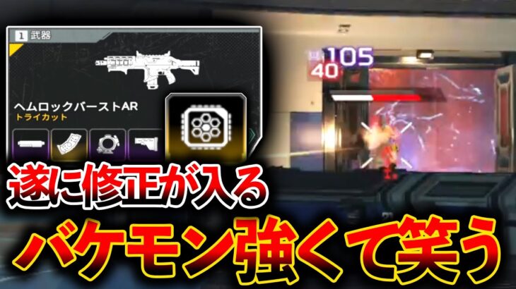 【Apex緊急アプデ】“ヘムロックが遂に中距離最強に！？“おいおいこんなの撃ち負けるはずがないだろ！│Apex Legends
