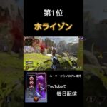 みんなのおすすめも教えて！　#apex #エーペックス　#ソロマスター　#ソロランク #キル集