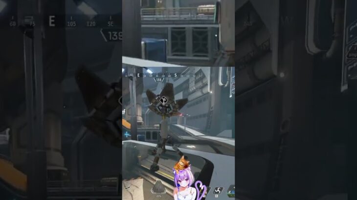 トラッカーダーツをビーコンに当てようとするが失敗した　#vtuber #切り抜き  #apex  #ゲーム実況  #ねこ   #apexlegends  #えぺ  #ブイチューバー  #猫