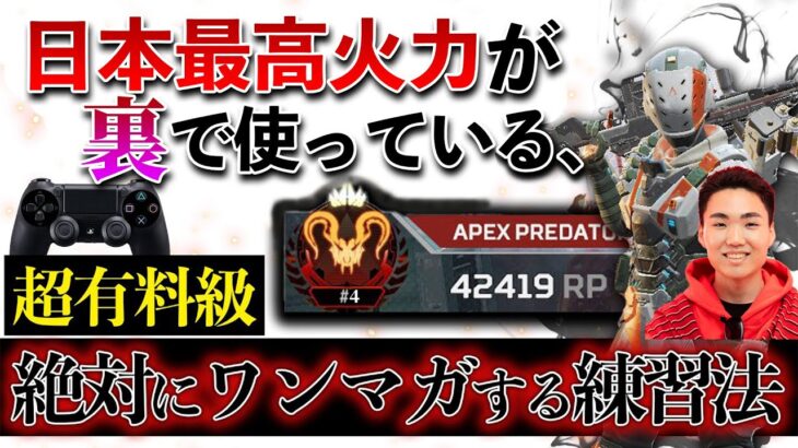 【1人でも可能】現日本最強火力🔥が断言する「1番効く練習法」とは！？【PAD】