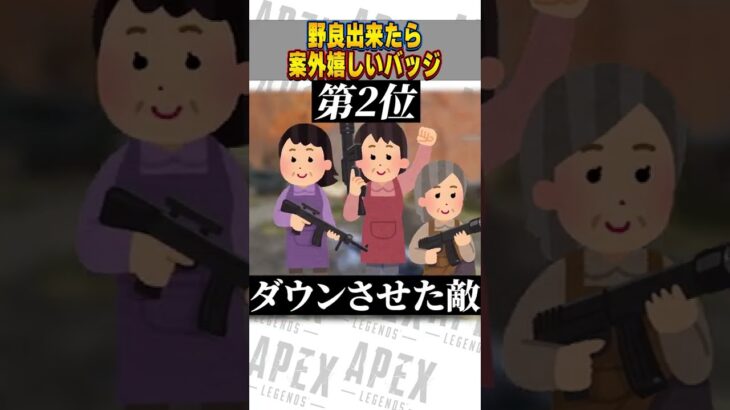 このバッジが野良に来たら信頼して大丈夫です。【APEX LEGENDS】【スキン解説】#Short