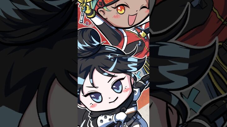 最後一気にカッコ良くなるAPEXトリオ描いてみた（レイス・ライフライン・ジブラルタル）　#shrots #apex #エーペックス #イラスト