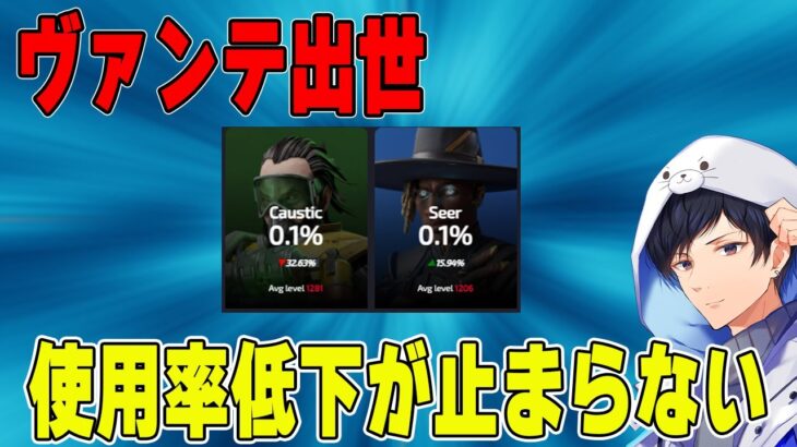 【Apex】アプデで取り残されたコースティックを救う【あれる】