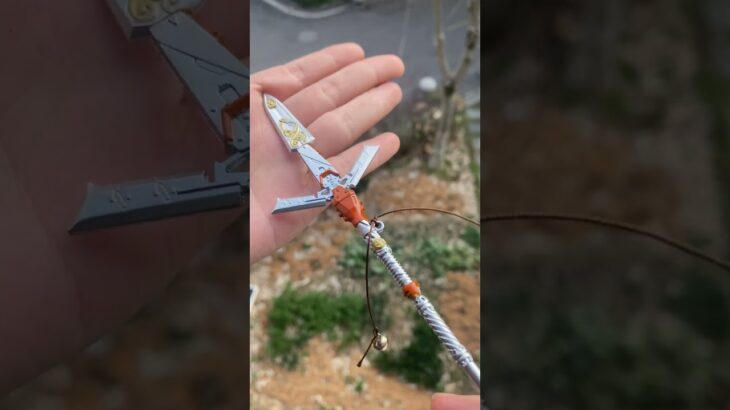 Nakorara ＃ Apex ＃ヴァルキリーのスパレジェ 22cm 銀色　ミニ武器　エーペックス