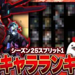 【S25スプ1】強い理由も解説。現役プレデターが選ぶ“本当に強い”キャラランキング【Apex Legends/PC版ソロプレデター】