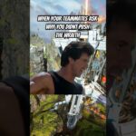 wraith scares me  #shorts #apex #apexlegends