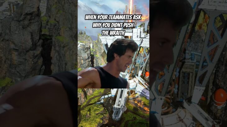 wraith scares me  #shorts #apex #apexlegends