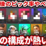アプデ後のキャラピック率が凄い件ｗｗｗコイツ成り上がり過ぎだろ！！使う上での大事な点も話す！ランク別ピック率も紹介！【APEX LEGENDS立ち回り解説】