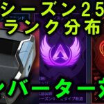 【APEX】シーズン25ランク分布 コンバーター対策実施！【エーペックス】
