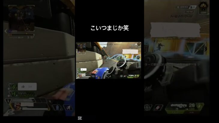 キャラピック被るだけでこれだけやる？普通？ #apexlegends #apex #エペ #エペランク #クリップ集 #おもしろ #面白い #エーペックス  #shorts