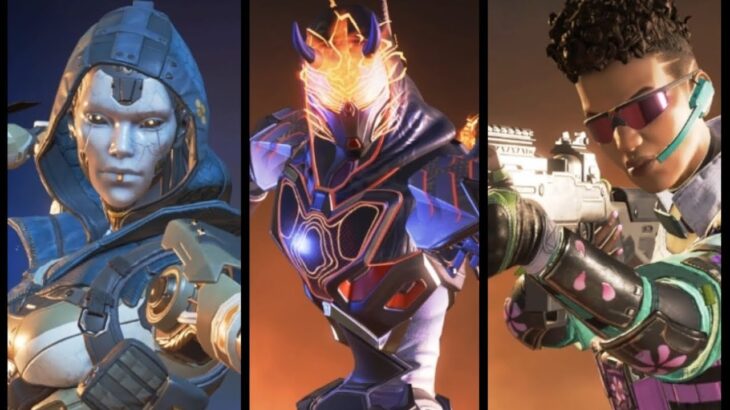 新、キャラ選択モーション全キャラ27人［APEX］